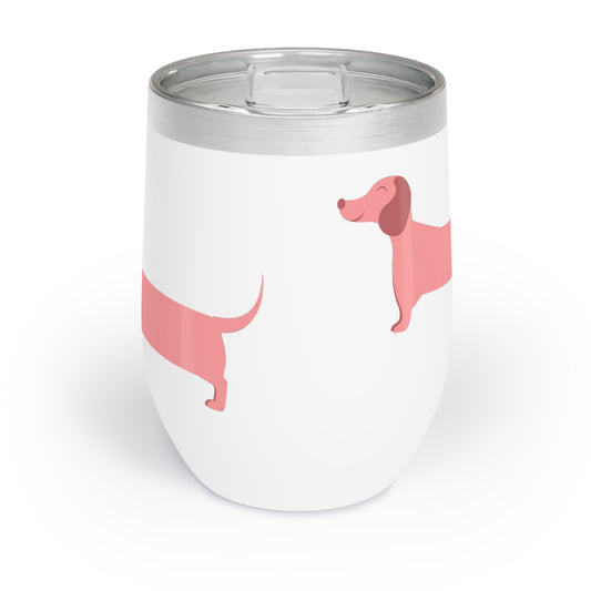 Spiral Dachshund Chill Wine Tumbler