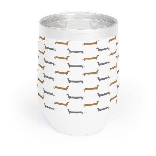 Long Dachshund Chill Wine Tumbler