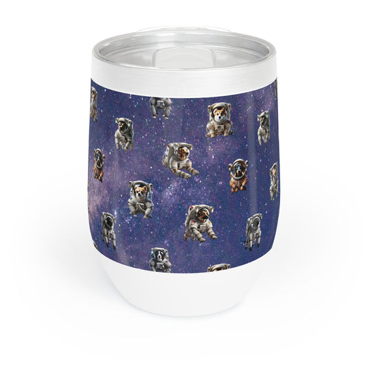 Space Paws Wine Tumbler