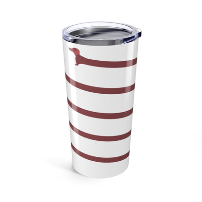 Spiral Dachshund Tumbler