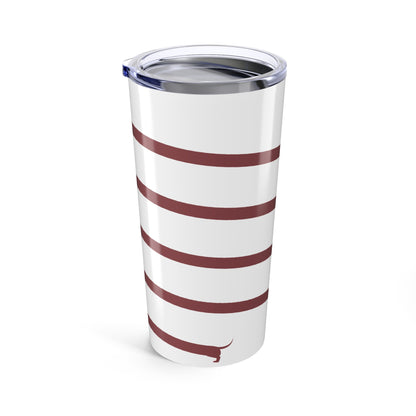 Spiral Dachshund Tumbler