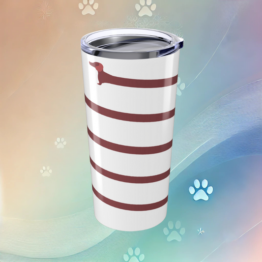 Spiral Dachshund Tumbler